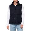 Champion mens Puffer Vest With Name Logo(Peacoat Wool Blend)