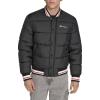 Champion mens Varsity Bomber Puffer Jacket(New Black Tech)