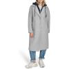 Champion womens Long Top Coat With Removable Jersey Bib(Light Grey)