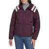 Champion womens Quilted Shawl Collar Puffer Jacket(Burgundy)