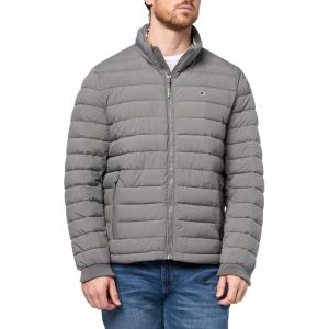 Champion mens Lightweight Puffer Jacket(Gargoyle)