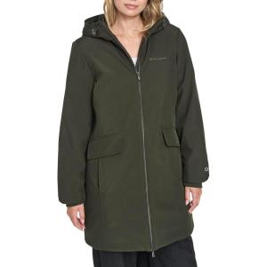 Champion womens Mid-length Hooded Parka(Olive)