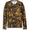 Duofold Men’s Mid Weight Fleece Lined Thermal Shirt(Tawny Brown Faster Asteroid Camo)