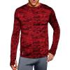 Duofold Men’s Mid Weight Fleece Lined Thermal Shirt(Team Red Scarlet Faster Astero)