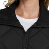 Champion womens Diamond Quilted Shawl Collar Jacket(Black)