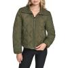 Champion womens Diamond Quilted Shawl Collar Jacket(Olive)