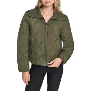 Champion womens Diamond Quilted Shawl Collar Jacket(Olive)